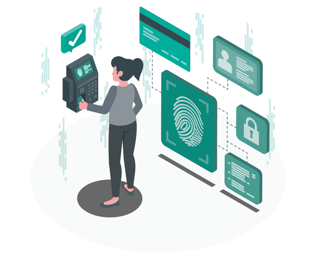 Emphasizing biometric security technology
