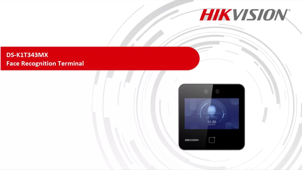 HKVISION: DS-K1T343MX - Technical