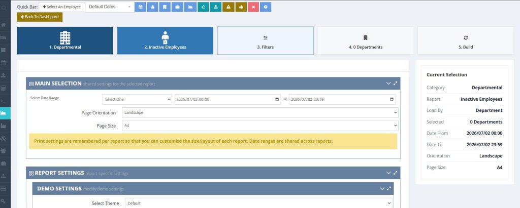 Reports Dashboard